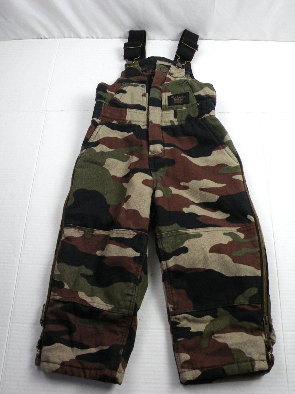 Walls blizzard pruf 4/5 boys insulated camo coveralls